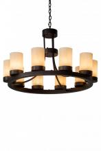 Meyda Black 167453 - 36"W Loxley Chandelier