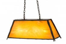 Meyda Black 167544 - 36"L Sticks Oblong Pendant