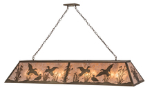 Meyda Black 168693 - 72" Long Ducks in Flight Oblong Pendant