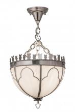 Meyda Black 168837 - 14"W Gothic Inverted Pendant