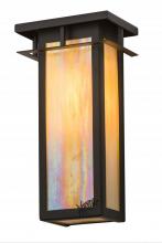 Meyda Black 168886 - 6" Wide Portico Mission Wall Sconce