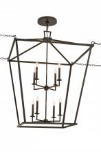 Meyda Black 168937 - 36"Sq Kitzi Tapered Pendant