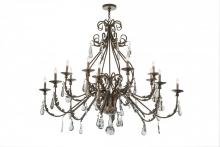 Meyda Black 169173 - 60"W French Elegance 16 LT Chandelier