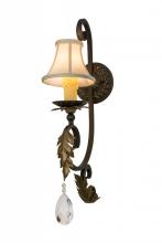 Meyda Black 169783 - 6"W Ingrid Wall Sconce