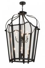 Meyda Black 170055 - 33"W Citadel 10 LT Pendant