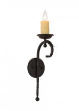 Meyda Black 170631 - 5"W Andorra Wall Sconce