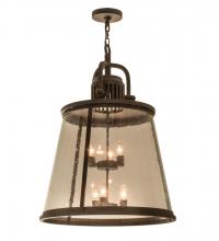 Meyda Black 172344 - 26" Wide Steadman Lantern Pendant