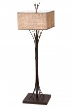 Meyda Black 172409 - 63"H Ramus Floor Lamp