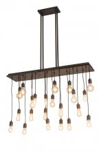 Meyda Black 172859 - 48"L Alva 22 LT Pendant