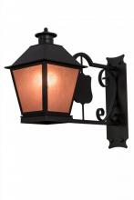 Meyda Black 173102 - 12"W Stafford Lantern Wall Sconce