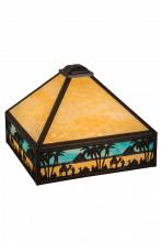 Meyda Black 17323 - 15.5"Sq Camel Mission Shade