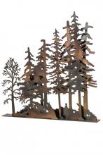 Meyda Black 173325 - 31" Long X 30" High Tall Pines Window Art