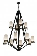 Meyda Black 173745 - 60"W Galen 12 LT Chandelier