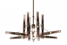 Meyda Black 174929 - 80"W Conglomerate Chandelier