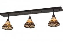 Meyda Black 175529 - 52"L Ilona 3 LT Island Pendant