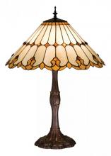 Meyda Black 17582 - 28.5"H Nouveau Cone Table Lamp