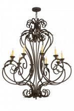 Meyda Black 176434 - 48" Wide Josephine 10 Light Chandelier