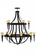 Meyda Black 176601 - 72"W Pontoise 15 LT Chandelier