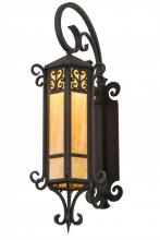 Meyda Black 176943 - 12"W Caprice Lantern Wall Sconce