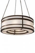 Meyda Black 177250 - 72"W Sargent Pendant