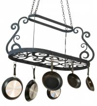 Meyda Black 178005 - 48"L Neo Pot Rack