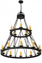 Meyda Black 178008 - 48"W Lakeshore 15 LT Chandelier