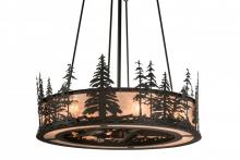 Meyda Black 178020 - 44"W Tall Pines Chandel-Air