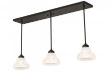 Meyda Black 178096 - 36"L Revival Nautica 3 LT Island Pendant