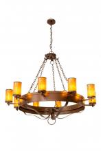 Meyda Black 178113 - 60"W Parnella 10 LT Chandelier