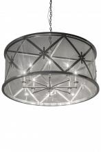 Meyda Black 178340 - 48" Wide Penelope 8 Light Pendant