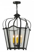 Meyda Black 178403 - 22"W Citadel 4 LT Pendant