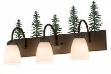 Meyda Black 178428 - 24"Wide Tall Pines 3 Light Vanity Light