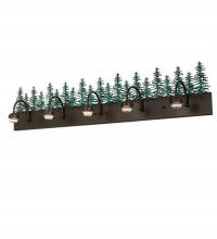 Meyda Black 178528 - 48" Wide Tall Pines 5 LT Vanity Hardware