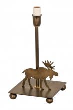 Meyda Black 179117 - 10.5"H Lone Moose Table Base