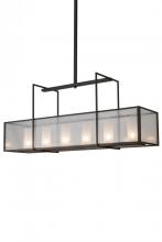 Meyda Black 179361 - 57"L Nelson Oblong Pendant