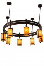 Meyda Black 179542 - 67" Wide Beartooth 8 Light Chandelier