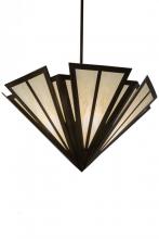 Meyda Black 179808 - 66"W Brum Pendant