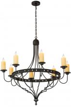 Meyda Black 180196 - 48" Wide Bottini 8 Light Chandelier