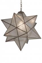 Meyda Black 180200 - 24" Wide Moravian Star Pendant