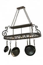 Meyda Black 180668 - 48" Long Neo Pot Rack