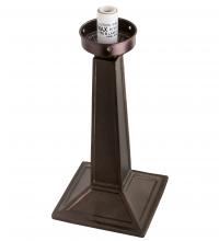 Meyda Black 18101 - 10" High Mission Table Base