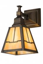 Meyda Black 181231 - 6"W Valley View Mission Wall Sconce