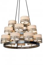 Meyda Black 181566 - 50"W Cilindro Aloni Chandelier