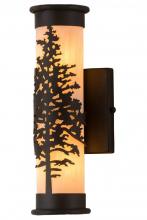 Meyda Black 181591 - 5" Wide Tamarack Wall Sconce