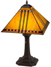 Meyda Black 181598 - 19" High Prairie Corn Table Lamp