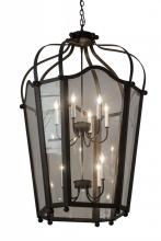 Meyda Black 181806 - 33"W Citadel 10 LT Pendant