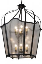 Meyda Black 182046 - 42" Wide Citadel 12 LT Pendant