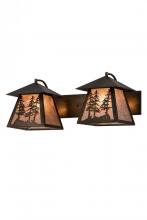 Meyda Black 182080 - 24" Wide Tall Pines 2 Light Vanity Light