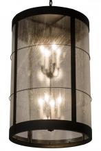 Meyda Black 182366 - 22"W Villa Pendant