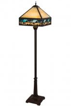 Meyda Black 182377 - 67.5"H Camel Mission Floor Lamp